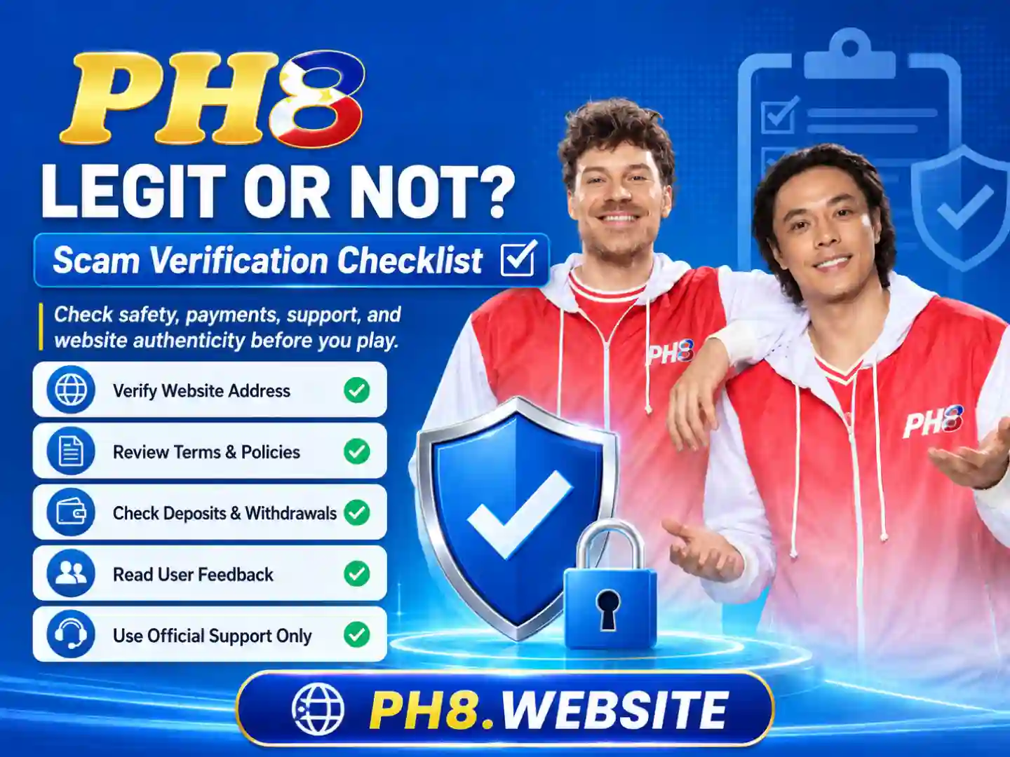 PH8 Legit or Not Scam Verification Checklist