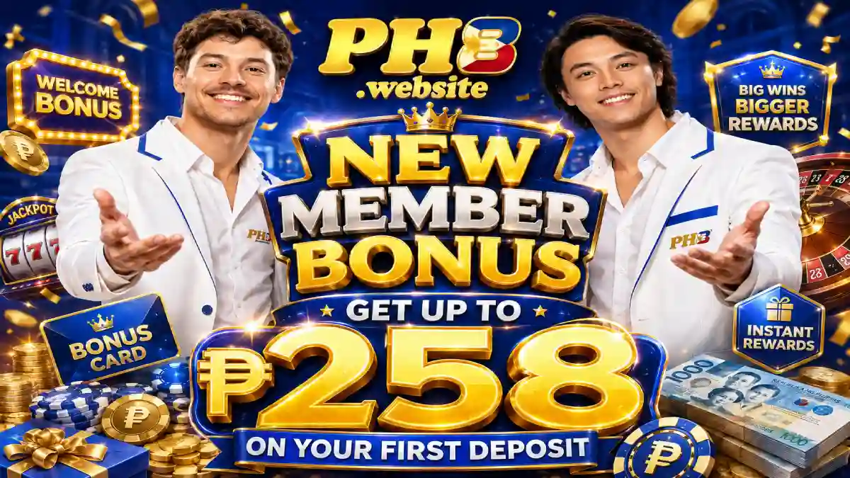 New Member Bonus up to ₱258 on first deposit