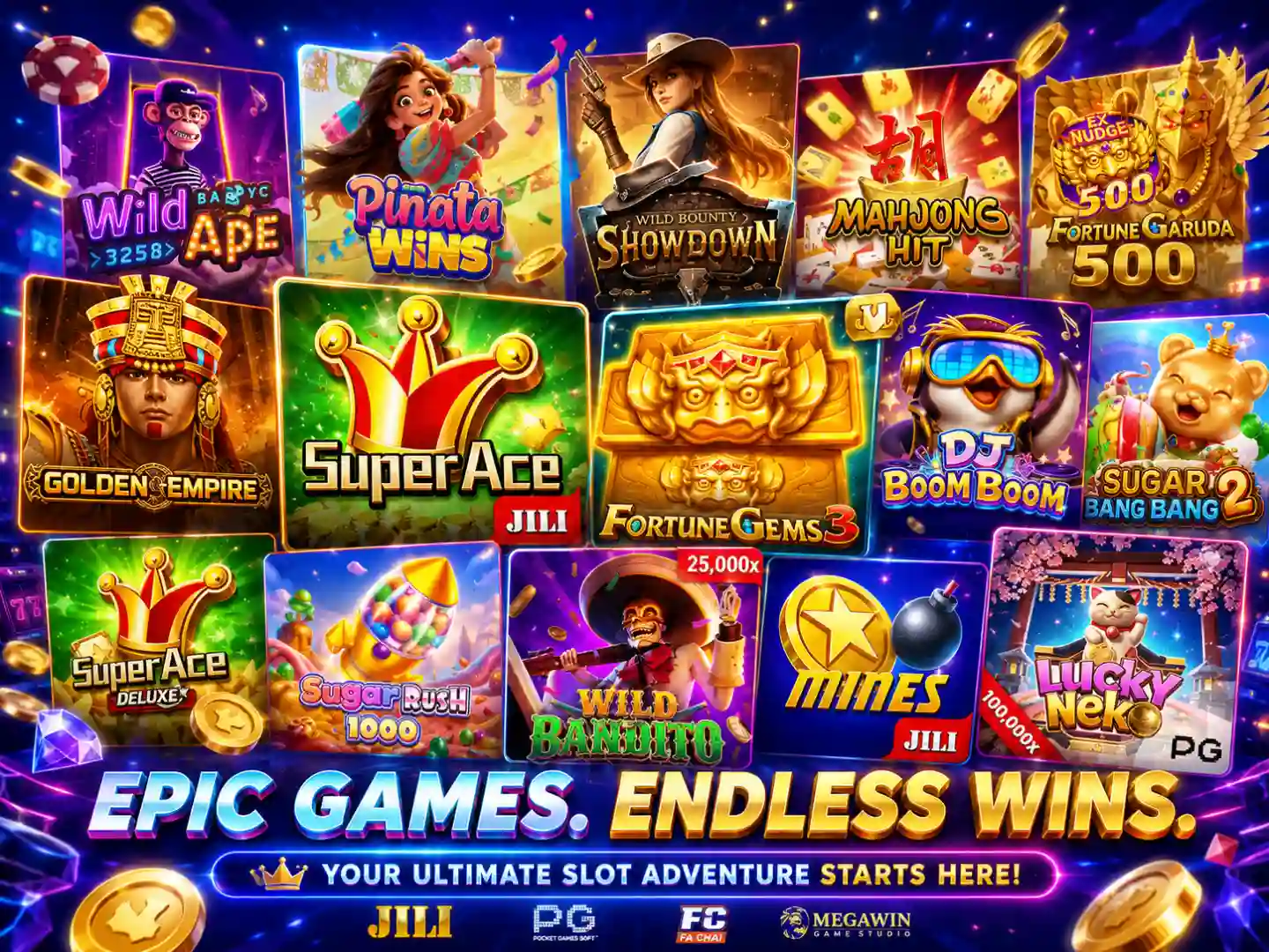 PH8 Epic Slot Games and Endless Wins